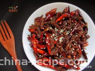灯影牛肉丝,早就想自己尝试做一下，真没想到第一次就这么这么成功！好吃哭了！