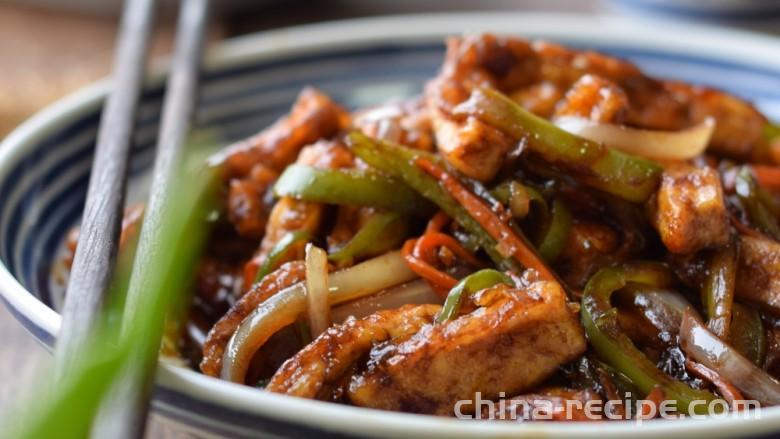 The method of making fish flavored tofu strips
