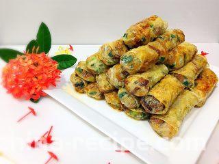 客家腐皮卷,成品图