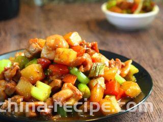 鸡丁炒土豆,饭遭殃