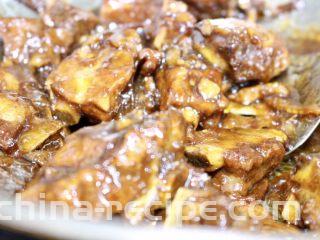陈皮糖醋排骨,再翻炒均匀即可