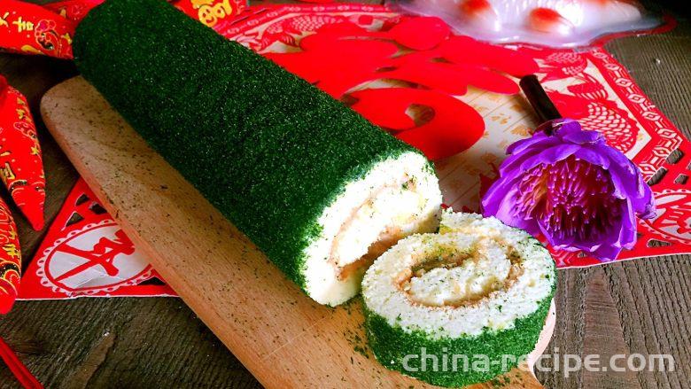The recipe for seaweed and meat floss cake rolls