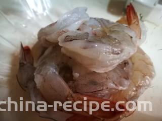 软炸大虾,冲洗干净