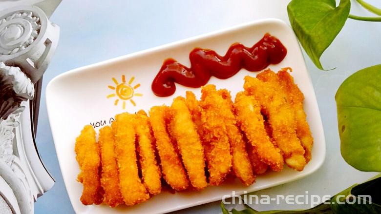 The recipe for crispy fried chicken fillet