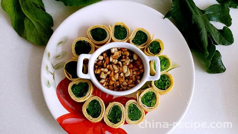 How to make spinach egg rolls