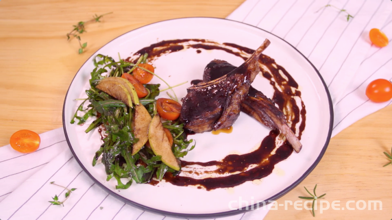 The recipe for Italian style pan fried lamb chops