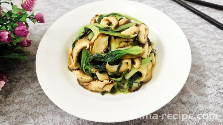 Method for making cold mixed vegetables and mushrooms