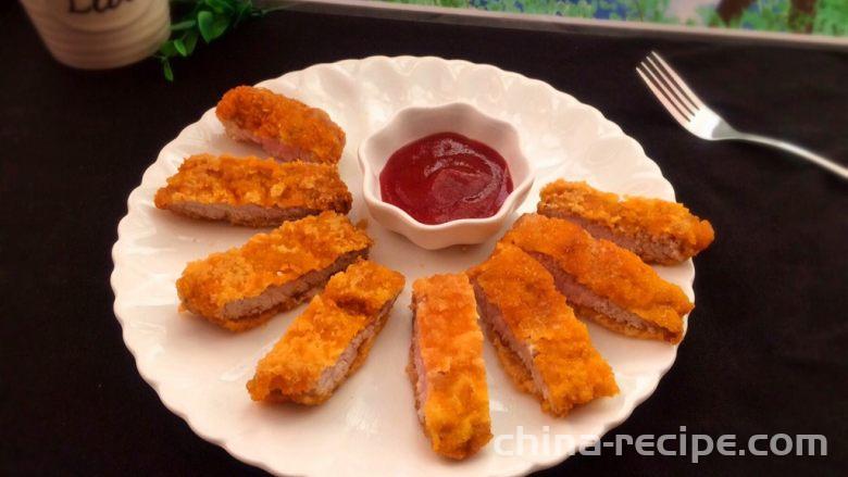 The method of making crispy golden fried pork chops