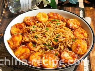 金针菇豆腐,可以开吃了！