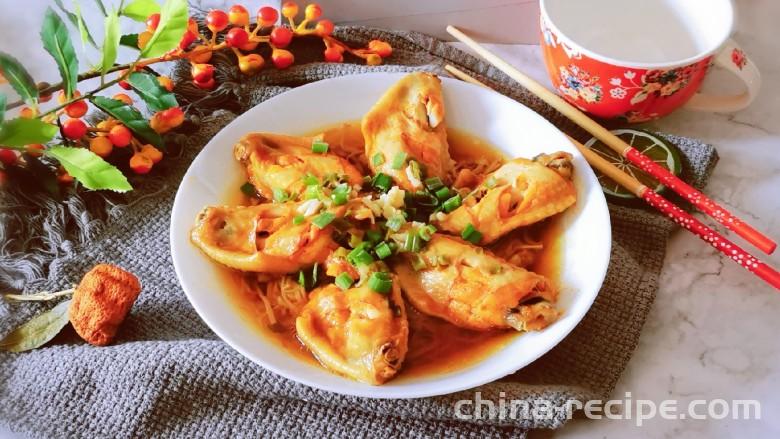 The recipe for Orleans chicken wings
