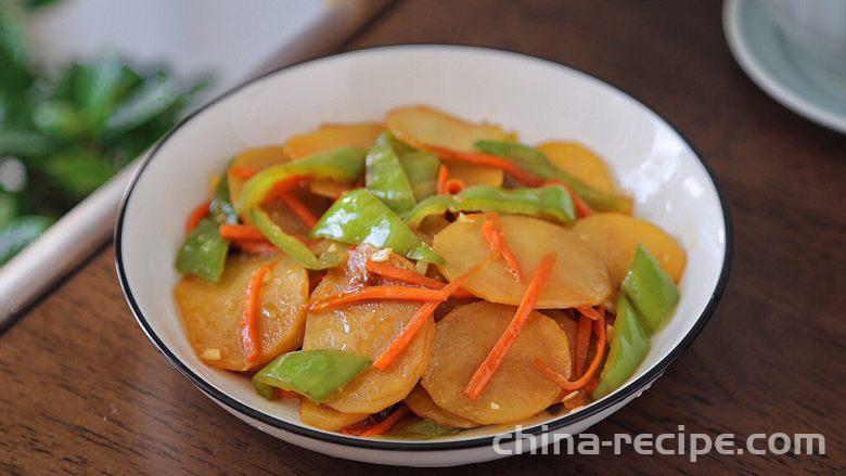 Recipe for Spicy Pepper Potato Slices