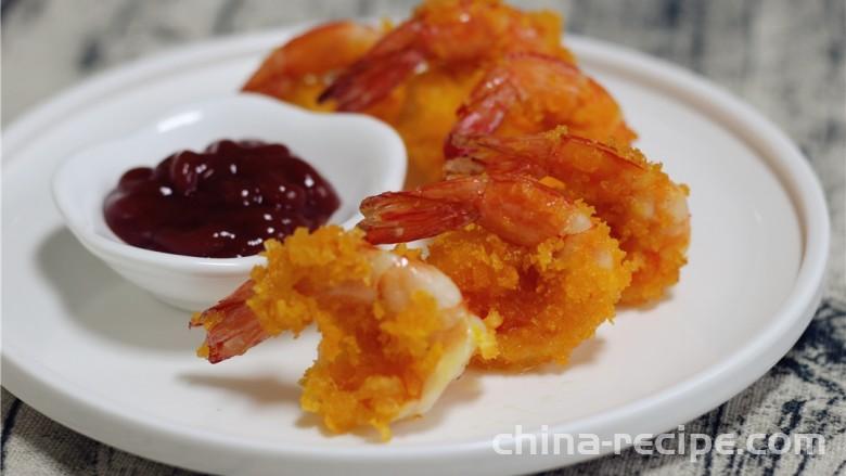 The recipe for butterfly shrimp