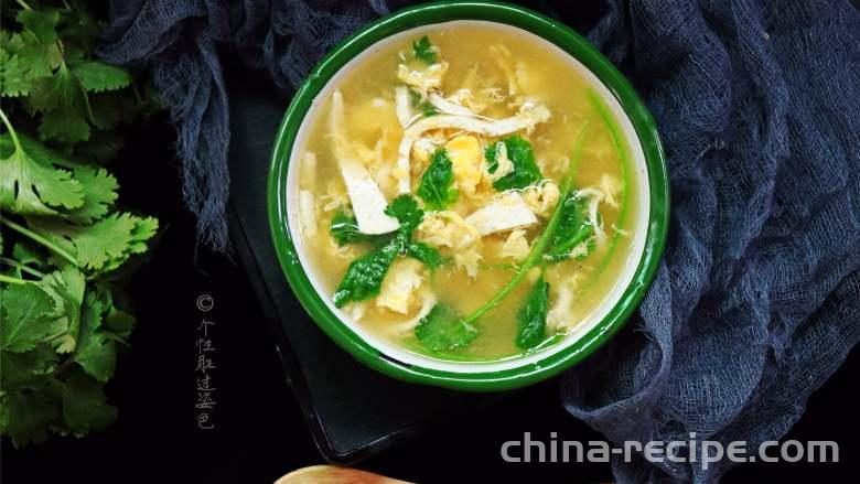 Recipe for Tofu Shredded Egg Soup