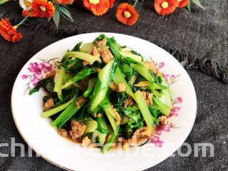 蒜蓉小白菜,非常清淡的美味小菜~