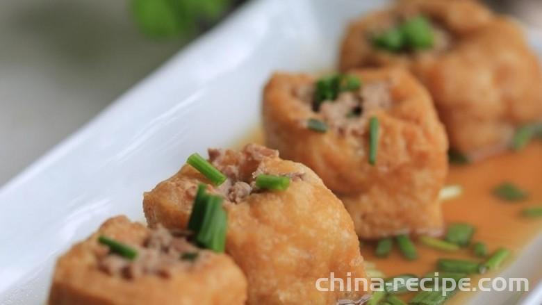 How to brew meat with Oily bean curd