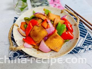 干锅千叶豆腐,成品图