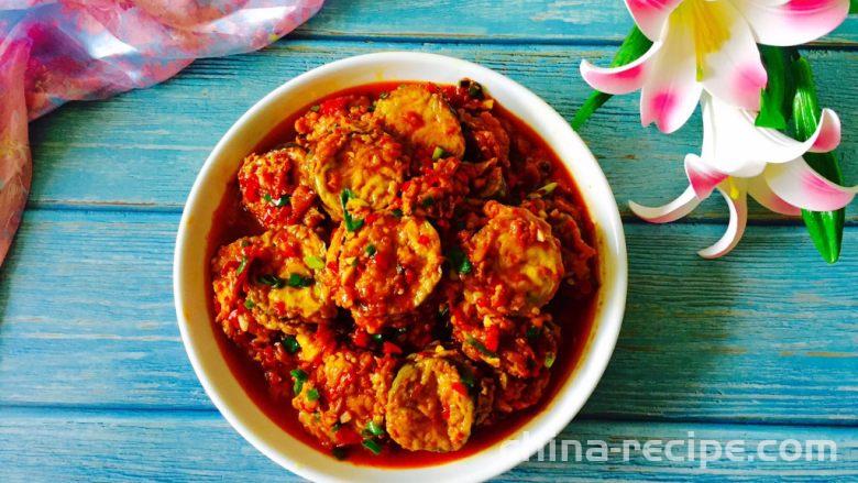 Recipe for Fish flavored Eggplant Cake