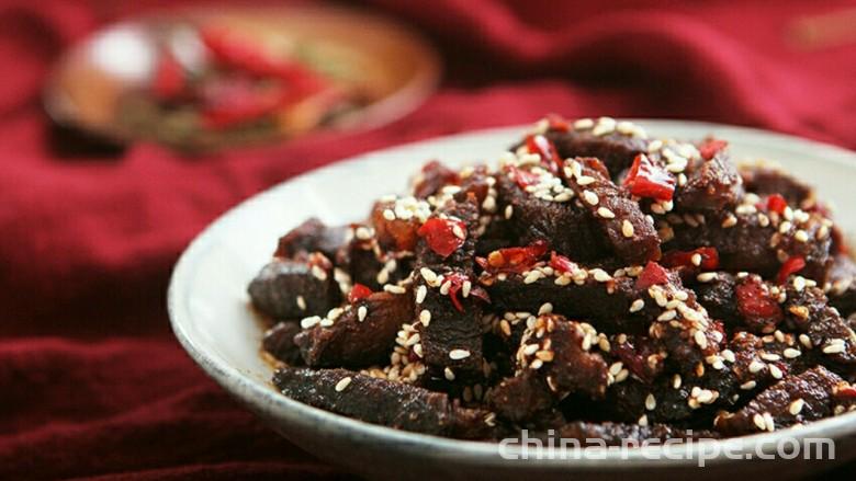 The recipe for spicy beef strips