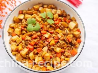 米饭杀手肉末炒杏鲍菇,开吃吧~