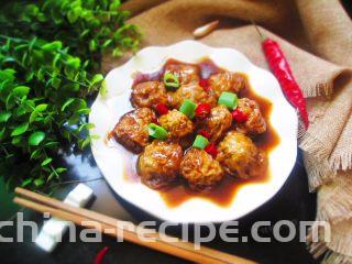 面筋塞肉,超级美味的一道下饭菜,炒作简单,宴客必备哦