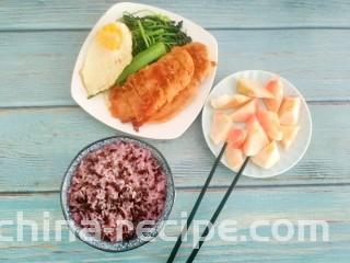 香煎鸡胸肉,今天我的减肥餐