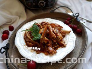 红油猪耳,成品图