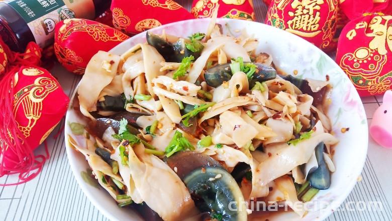 Mixed Century egg with Pleurotus eryngii