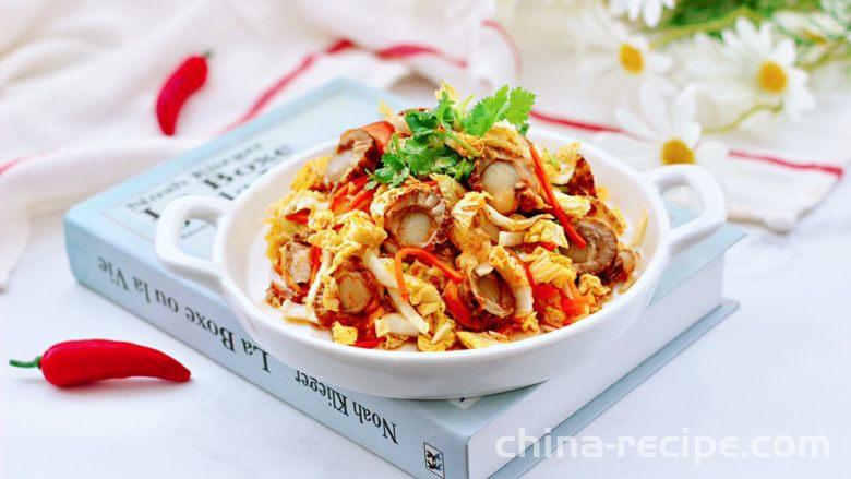 Recipe for Cabbage Heart Red Oil Scallop Meat Recipe for Cabbage Heart Red Oil Scallop Meat