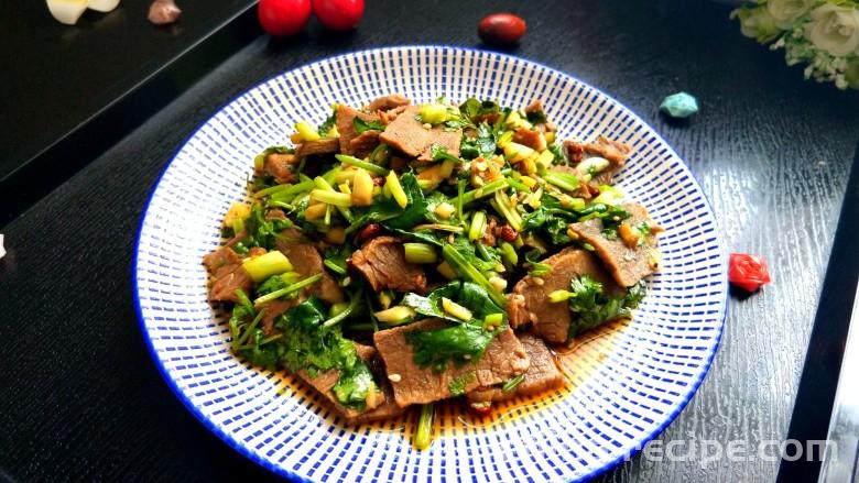 Method for making cold beef salad