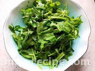 莴笋黄瓜芝麻菜,加入芝麻菜