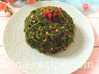 凉拌灰灰菜,成品图