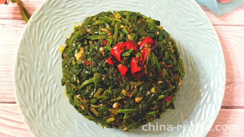 Method for making cold mixed grey vegetables