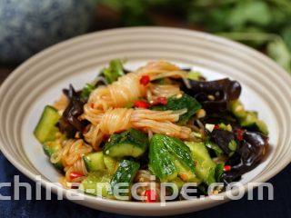 凉拌魔芋丝,爽口开胃的凉拌魔芋丝就做好了！