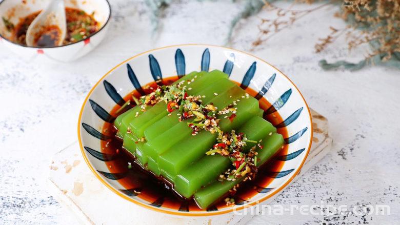 The method of making cucumber jelly