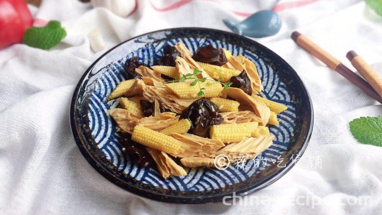 How to mix fresh corn shoots with Rolls of dried bean milk creams How to mix fresh corn shoots with Rolls of dried bean milk creams