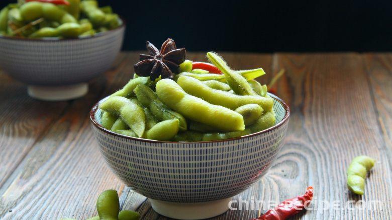 Method for making spicy salted edamame
