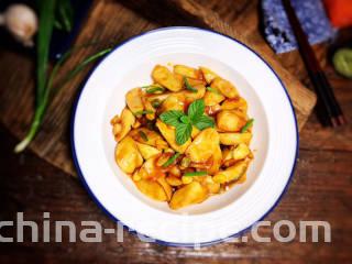 糖醋茭白,成品图