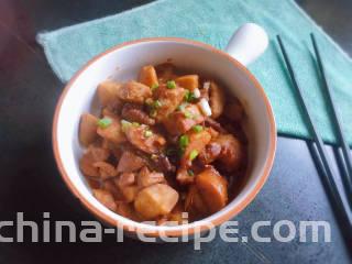 牛肉炖芋头,成品