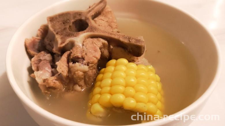 The recipe for spinal corn soup The recipe for spinal corn soup