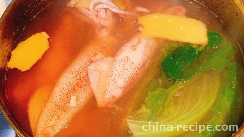 Recipe for Saltwater Vegetable Squid Pot Recipe for Saltwater Vegetable Squid Pot