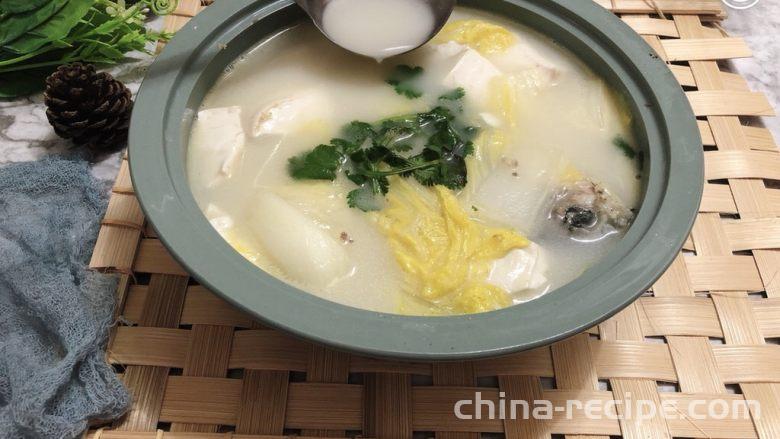 Recipe for Cabbage Tofu Soup